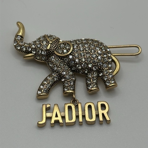 DIOR Elephant hair clip authentic 100% - Picture 1 of 9